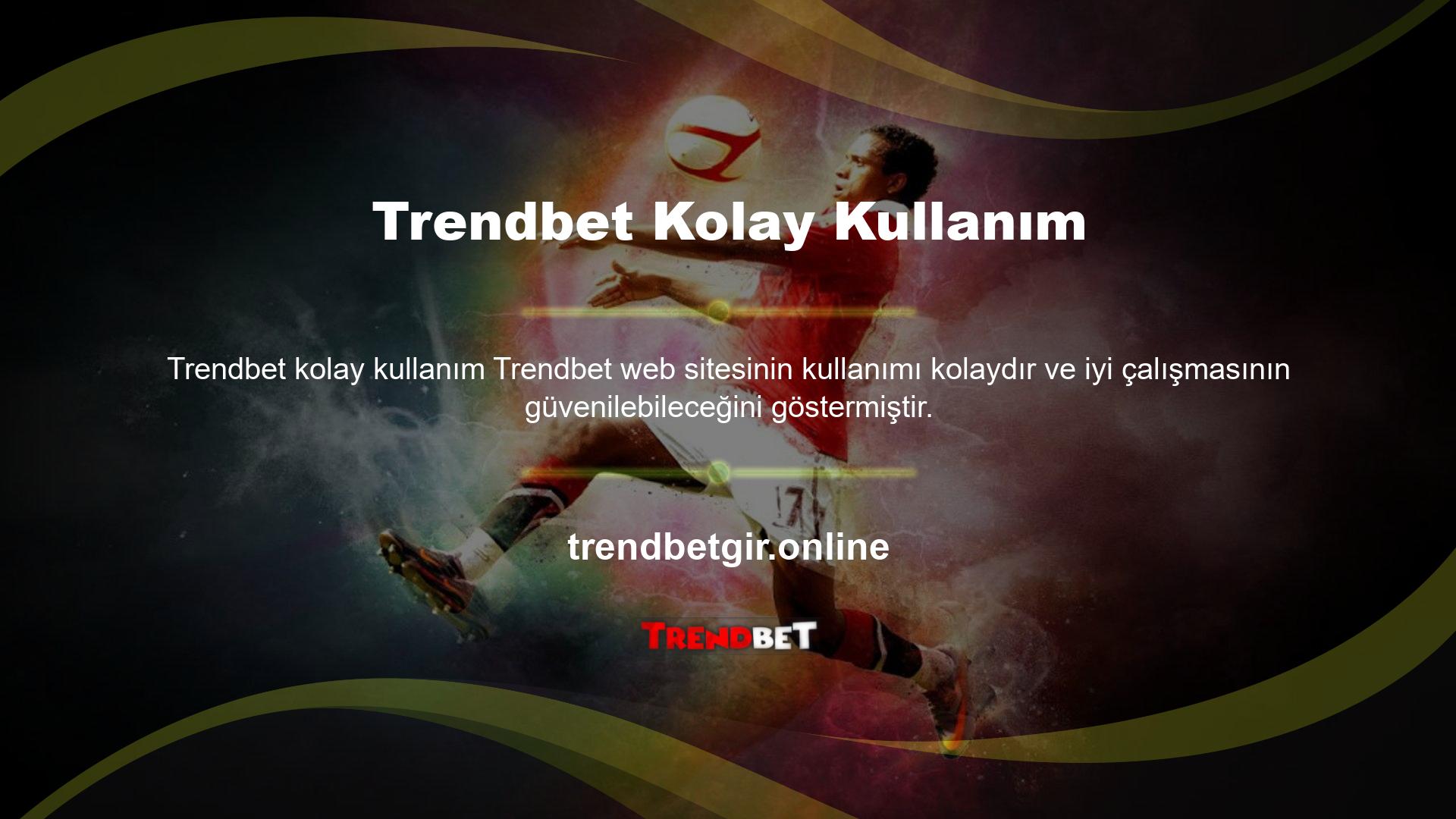 Twitter veya çeşitli bahis forum sayfalarından erişebileceğiniz Trendbet ana sayfasındaki 'Register' bölümünden önce kullanıcı adınıza ve şifrenize erişmeden önce